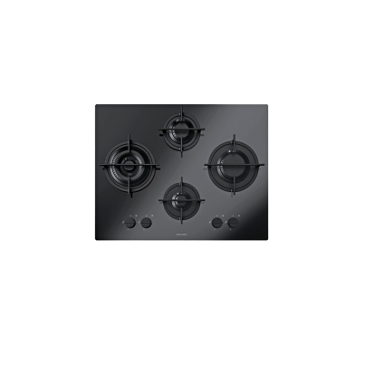 Gas Built-in Hob BARAZZA Mood, 3+1 zones, 65 cm, Black