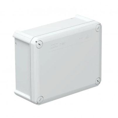 JUNCTION BOX T160 OE 190x150x77 IP66 WITHOUT CABLE ENTRIES