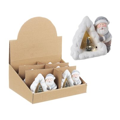 Bizzotto Display Santa Claus with tree BLIZZARD