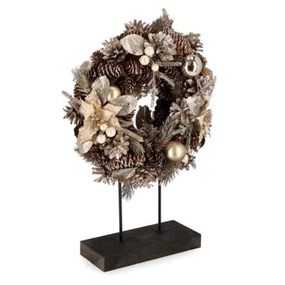 Bizzotto Christmas figure wreath ALARA