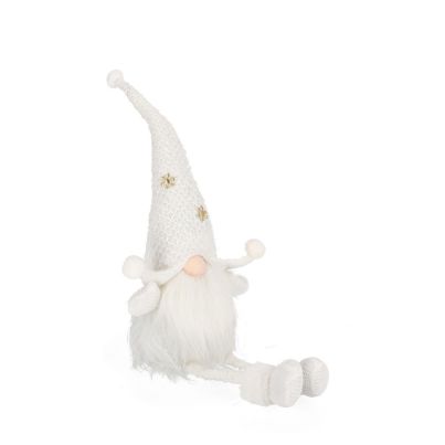 Bizzotto Christmas gnome ALICIA 68cm white