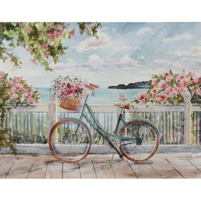 Acrylic painting Idyllic break 70x90cm