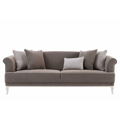 Three-seater sofa ANDERA 237x97x86cm Siena light brown