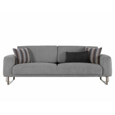 Three-seater sofa MIRANTE 239x96x80cm Beatto light grey