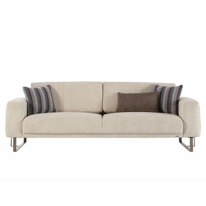 Three-seater sofa MIRANTE 239x96x80cm Beatto cream