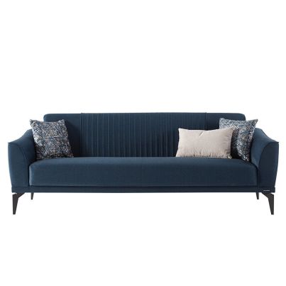 Three-seater sofa MONACO 230x88x84cm Hena blue