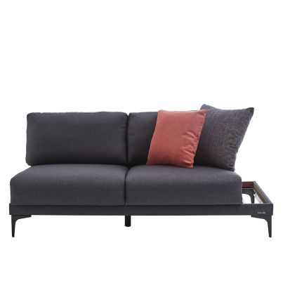 Two-seater sofa section MARSES 173x98x78cm Remoni navy blue