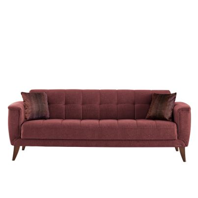 Three-seater sofa SCALA 219x87x78cm Yakut plum