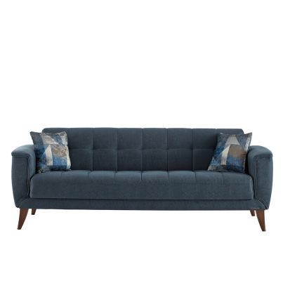 Three-seater sofa SCALA 219x87x78cm Yakut navy blue