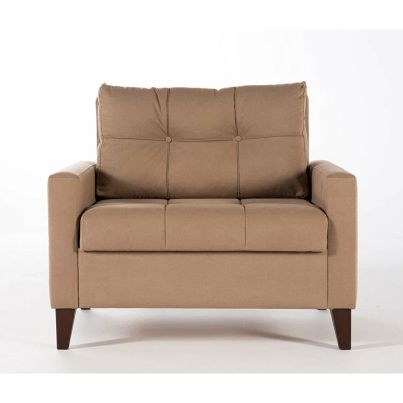 Sofa armchair SANDRO 101x89x83cm Lilyum light brown