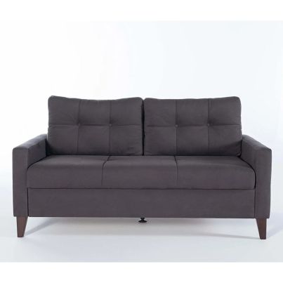 Two-seater sofa SANDRO 161x89x83cm Zigana grey