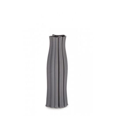 HAYLEE GREY VASE H28
