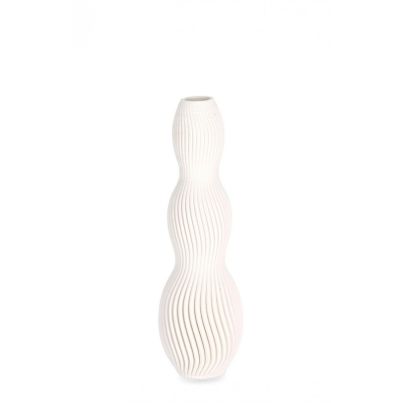 SVENNA BEIGE VASE H28