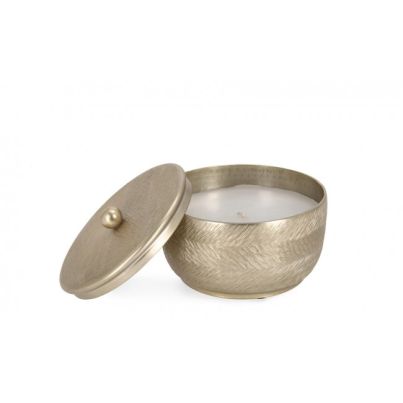 CLAMP GOLD CANDLE W-LID D14