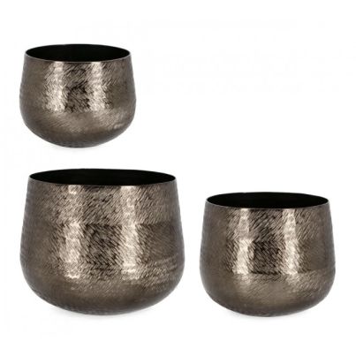 SET3 CLAMP RO BLACK VASE HOLDER