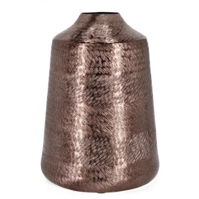 CLAMP SHAPED BRONZE VASE HOLDER H32