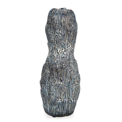 OPRAH BLUE VASE H37