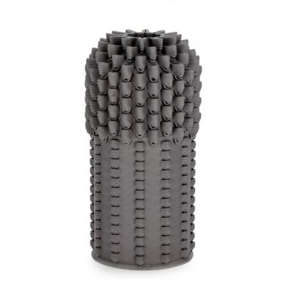 REENA GREY VASE H23