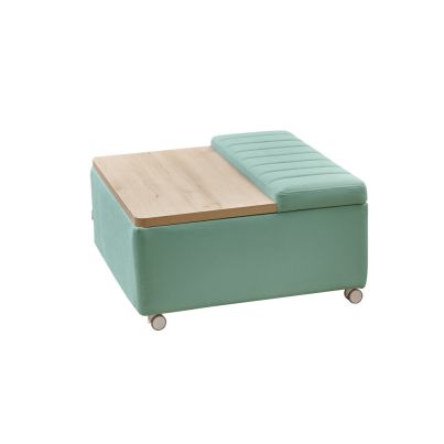 Pouffe ILIA 80/80/43cm 3467/turquoise