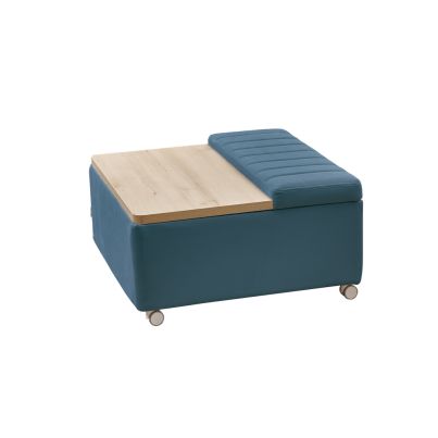 Pouffe ILIA 80/80/43cm 3468/dark blue