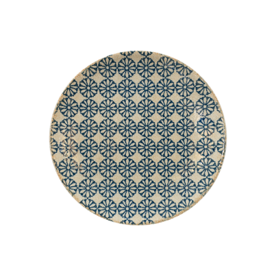 Dinner plate SATURNIA Table, 26 cm, blue/beige