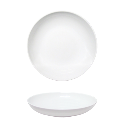 Soup plate SATURNIA Siviglia, 22 cm, white
