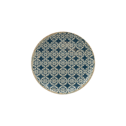 Dessert plate SATURNIA Table, 21 cm, blue/beige