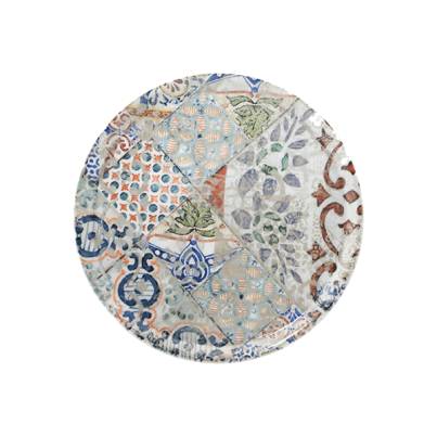 Serving plate SATURNIA Alcazar, 31 cm, multicolor