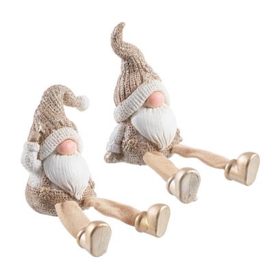 Bizzotto Christmas gnome 2pcs. YISEL gold