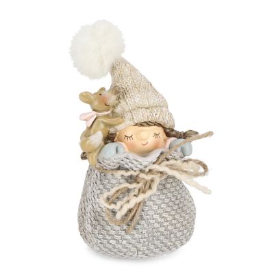Bizzotto Decoration Christmas Girl figurine ALLESSY 13,5cm