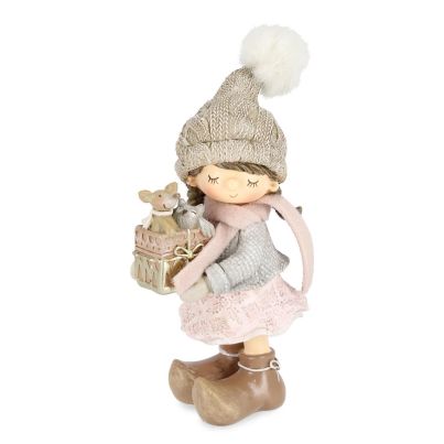 Bizzotto Decoration Christmas Girl figurine ALLESSY 18,5cm