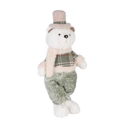 Bizzotto Christmas bear with hat HAYLEY 42cm
