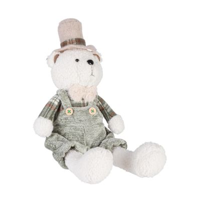 Bizzotto Christmas bear with hat HAYLEY 47cm