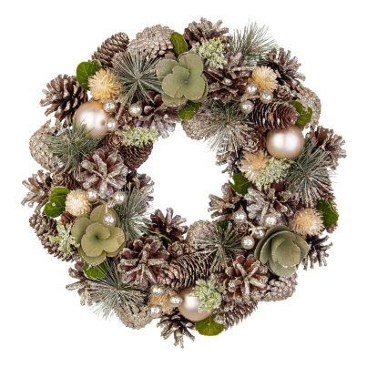 Bizzotto Christmas wreath AILEEN