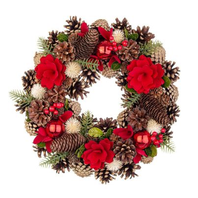 Bizzotto Christmas wreath ALISSA
