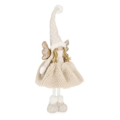 Bizzotto Christmas angel with LED CAMILLE 50cm