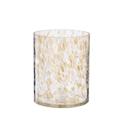 Bizzotto Christmas candle holder STRIPPLE champagne