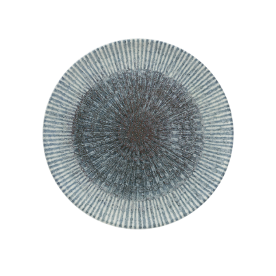 Dinner plate SATURNIA Space, 28 cm, grey-blue
