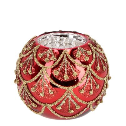 Bizzotto Christmas candle holder WINSLOWS red