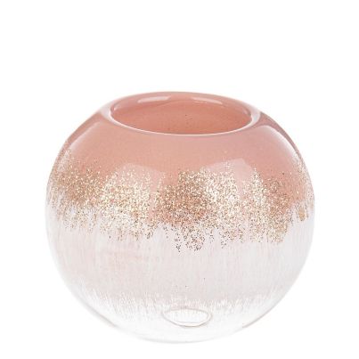 Bizzotto Christmas candle holder ELEGANCE pink-white