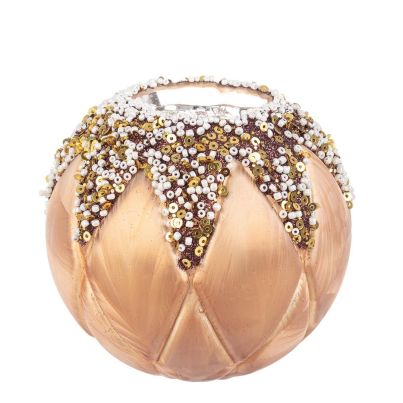 Bizzotto Christmas candle holder ALEIXA brown