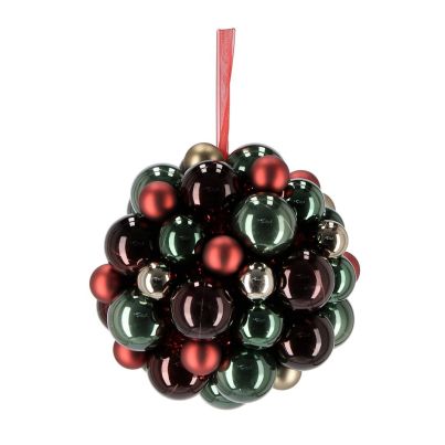 Bizzotto Christmas decoration JOE Ø20cm red