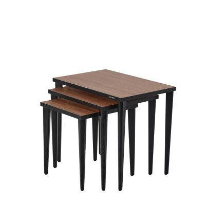 Nesting tables 3pcs. MONACO 62x40x51cm oak
