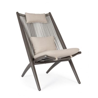 ALOHA COCOA LOUNGE ARMCHAIR W-C