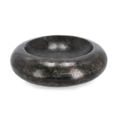 NADU BLACK DECORATIVE BOWL D45