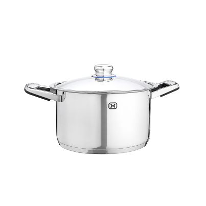 Three-layer Bottom Pot CHROM ELEGANT, Stainless Steel, 24 cm, 6.4 L