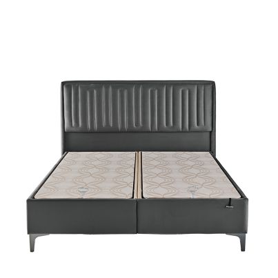 Bed base 100x200cm PETRA PLUS 102x213x39,5cm Vika anthracite