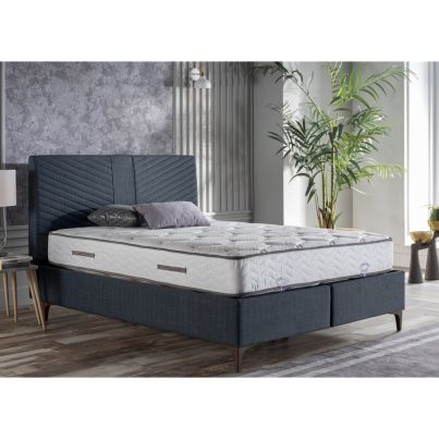 Bed base 160x200cm PETRA PLUS 162x213x39.5 cm anthracite