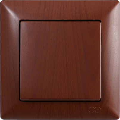 VISAGE 1-WAY SWITCH DARK MAHOGANY