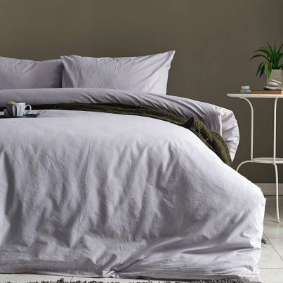 Single bedding set DREAMLIFE 3pcs grey